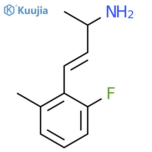 4-(2-fluoro-6-methylphenyl)but-3-en-2-amine structure