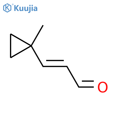 3-(1-methylcyclopropyl)prop-2-enal structure