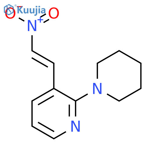 3-(2-nitroethenyl)-2-(piperidin-1-yl)pyridine structure