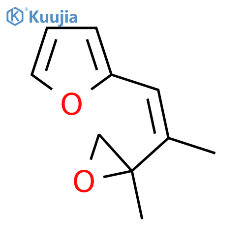 2-2-(2-methyloxiran-2-yl)prop-1-en-1-ylfuran structure