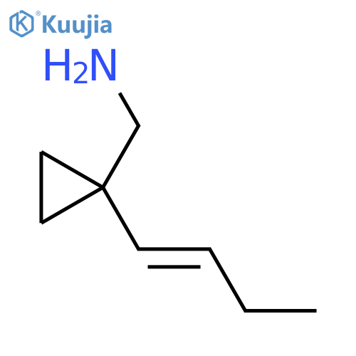 1-(but-1-en-1-yl)cyclopropylmethanamine structure