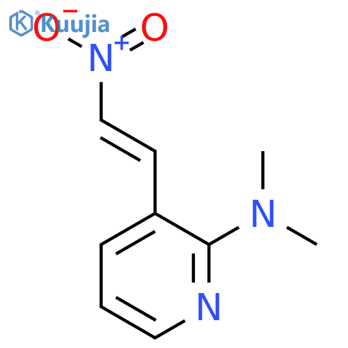 N,N-dimethyl-3-(2-nitroethenyl)pyridin-2-amine structure