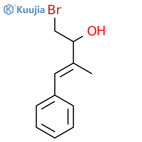 1-bromo-3-methyl-4-phenylbut-3-en-2-ol structure