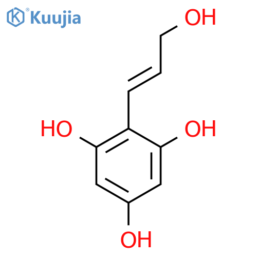 2-(3-hydroxyprop-1-en-1-yl)benzene-1,3,5-triol structure