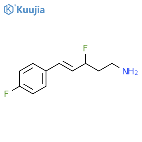3-Fluoro-5-(4-fluorophenyl)pent-4-en-1-amine structure