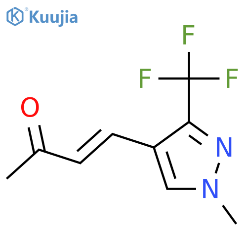 4-1-methyl-3-(trifluoromethyl)-1H-pyrazol-4-ylbut-3-en-2-one structure