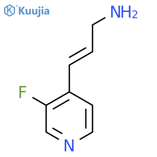 3-(3-fluoropyridin-4-yl)prop-2-en-1-amine structure