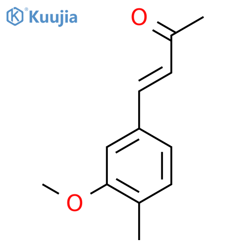4-(3-methoxy-4-methylphenyl)but-3-en-2-one structure
