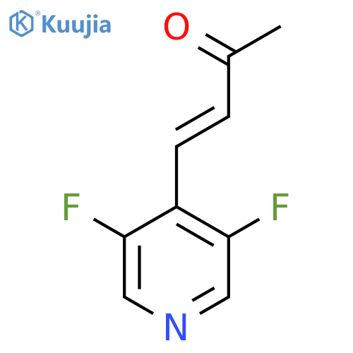 4-(3,5-difluoropyridin-4-yl)but-3-en-2-one structure
