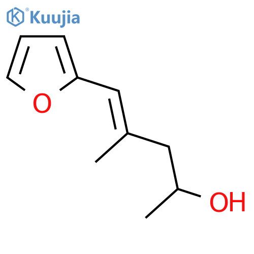 5-(furan-2-yl)-4-methylpent-4-en-2-ol structure