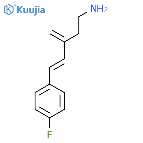 5-(4-fluorophenyl)-3-methylidenepent-4-en-1-amine structure