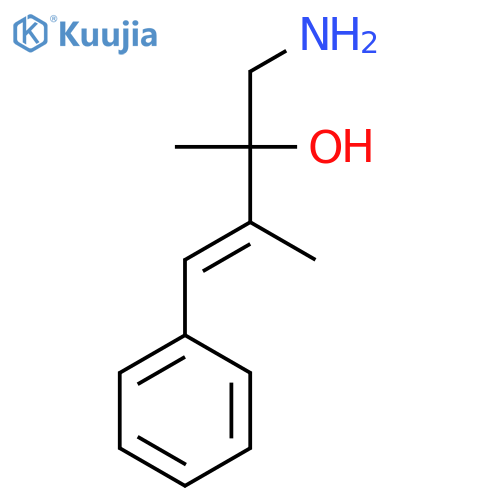 1-Amino-2,3-dimethyl-4-phenylbut-3-en-2-ol structure
