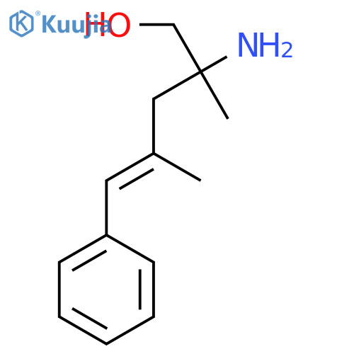 2-amino-2,4-dimethyl-5-phenylpent-4-en-1-ol structure