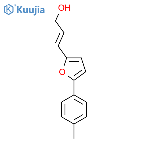 3-5-(4-methylphenyl)furan-2-ylprop-2-en-1-ol structure