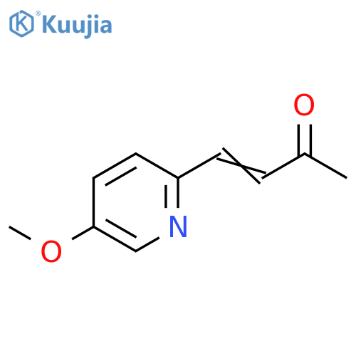 4-(5-methoxypyridin-2-yl)but-3-en-2-one structure