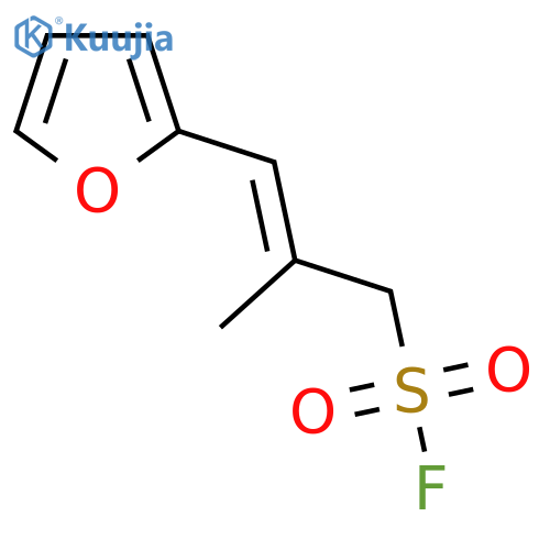 3-(furan-2-yl)-2-methylprop-2-ene-1-sulfonyl fluoride structure