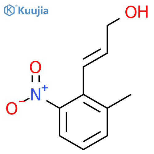 3-(2-methyl-6-nitrophenyl)prop-2-en-1-ol structure