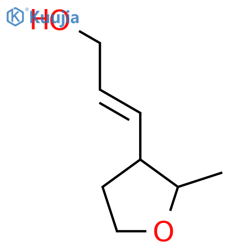 3-(2-methyloxolan-3-yl)prop-2-en-1-ol structure