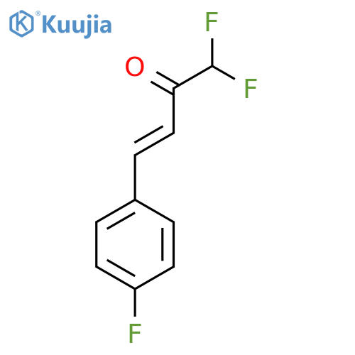 1,1-difluoro-4-(4-fluorophenyl)but-3-en-2-one structure