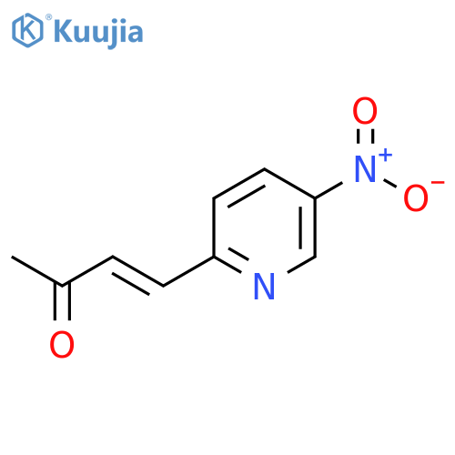 4-(5-nitropyridin-2-yl)but-3-en-2-one structure