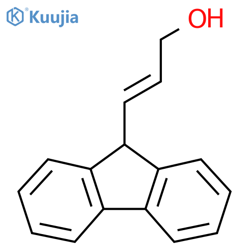 3-(9H-fluoren-9-yl)prop-2-en-1-ol structure