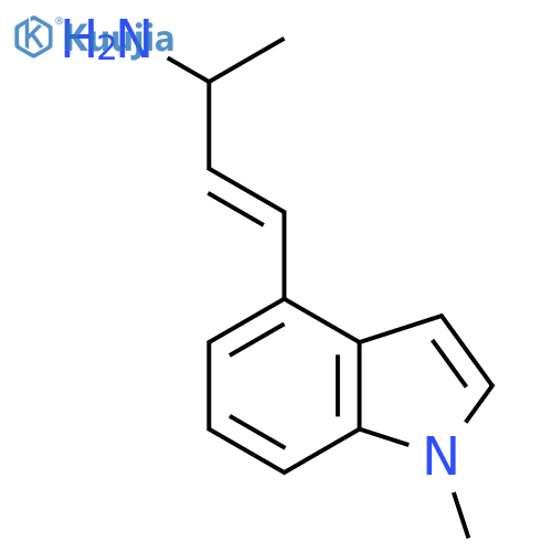4-(1-methyl-1H-indol-4-yl)but-3-en-2-amine structure