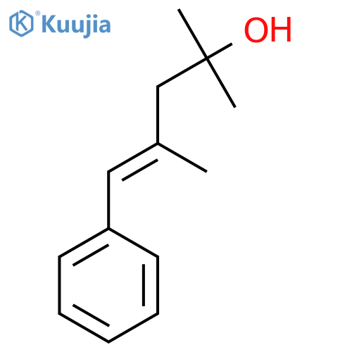 2,4-dimethyl-5-phenylpent-4-en-2-ol structure