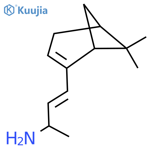 4-{6,6-dimethylbicyclo3.1.1hept-2-en-2-yl}but-3-en-2-amine structure