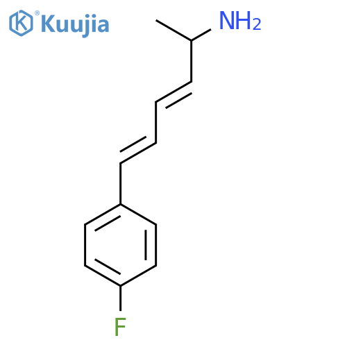 6-(4-fluorophenyl)hexa-3,5-dien-2-amine structure