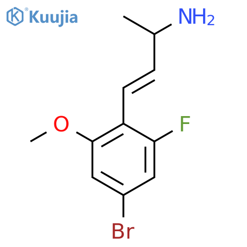 4-(4-bromo-2-fluoro-6-methoxyphenyl)but-3-en-2-amine structure