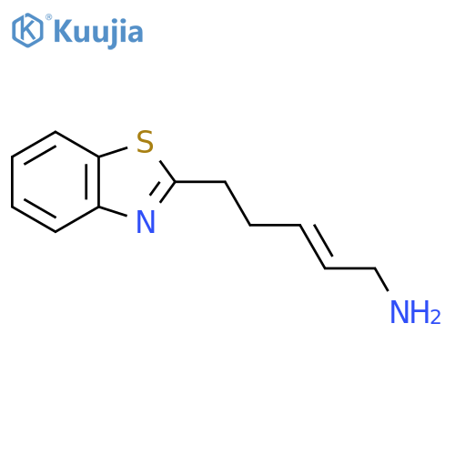 5-(1,3-benzothiazol-2-yl)pent-2-en-1-amine structure