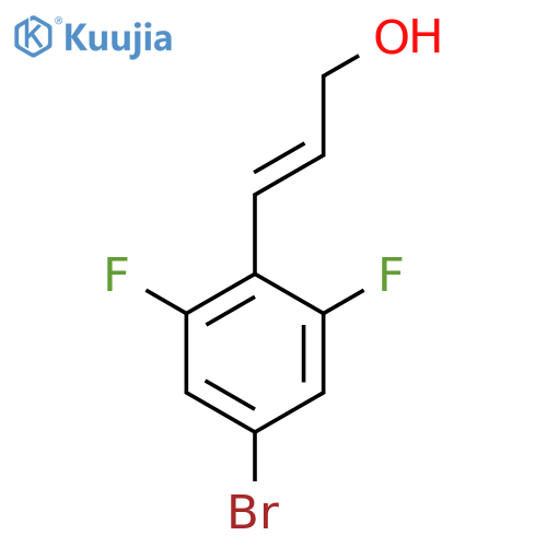 3-(4-bromo-2,6-difluorophenyl)prop-2-en-1-ol structure