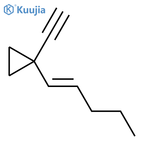 1-ethynyl-1-(pent-1-en-1-yl)cyclopropane structure