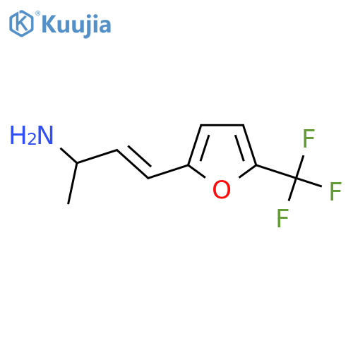 4-5-(trifluoromethyl)furan-2-ylbut-3-en-2-amine structure