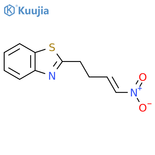 2-(4-nitrobut-3-en-1-yl)-1,3-benzothiazole structure