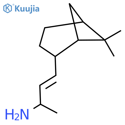 4-{6,6-dimethylbicyclo3.1.1heptan-2-yl}but-3-en-2-amine structure