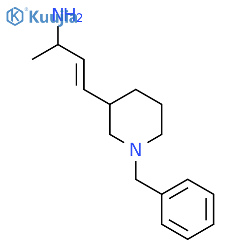 4-(1-benzylpiperidin-3-yl)but-3-en-2-amine structure