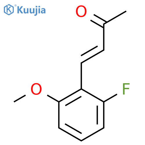 4-(2-fluoro-6-methoxyphenyl)but-3-en-2-one structure