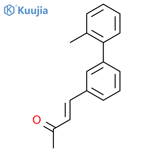 4-3-(2-methylphenyl)phenylbut-3-en-2-one structure