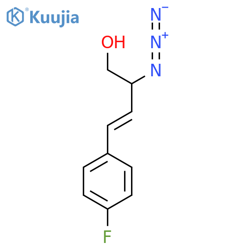 2-azido-4-(4-fluorophenyl)but-3-en-1-ol structure