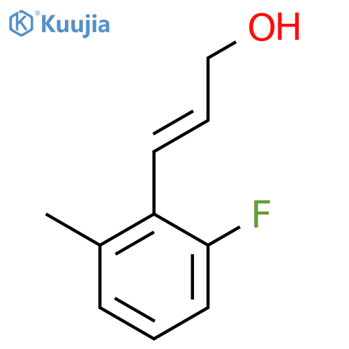 3-(2-fluoro-6-methylphenyl)prop-2-en-1-ol structure