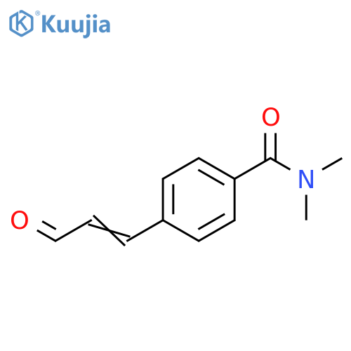 N,N-dimethyl-4-(3-oxoprop-1-en-1-yl)benzamide structure