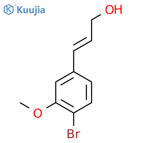 3-(4-bromo-3-methoxyphenyl)prop-2-en-1-ol structure