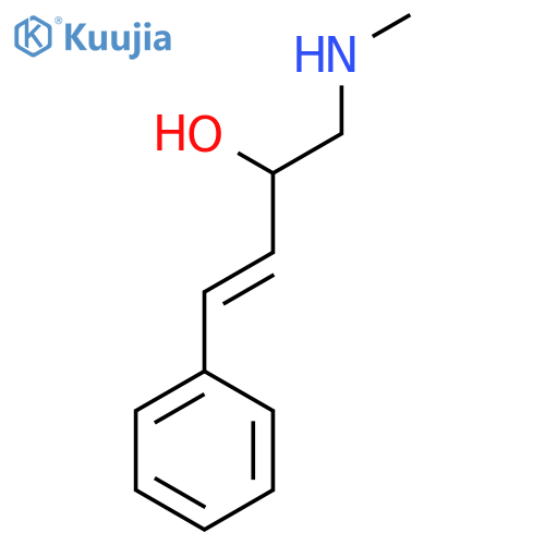 1-(methylamino)-4-phenylbut-3-en-2-ol structure