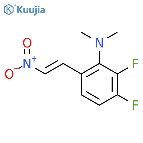 2,3-difluoro-N,N-dimethyl-6-(2-nitroethenyl)aniline structure