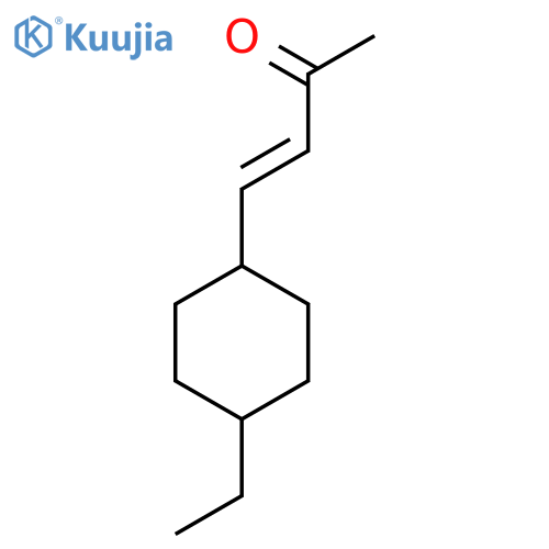 4-(4-ethylcyclohexyl)but-3-en-2-one structure