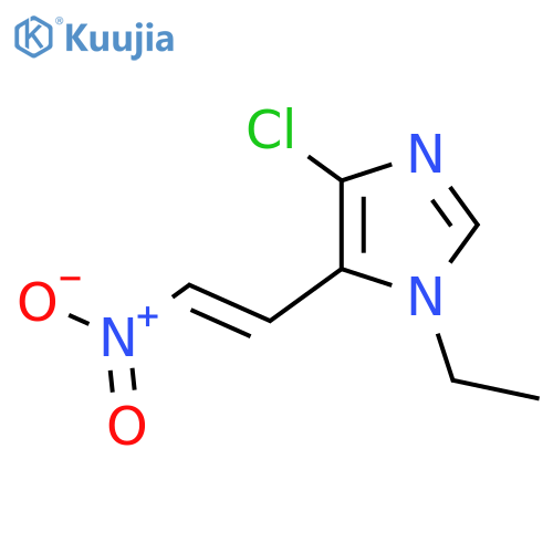 4-chloro-1-ethyl-5-(2-nitroethenyl)-1H-imidazole structure