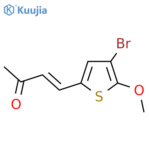 4-(4-bromo-5-methoxythiophen-2-yl)but-3-en-2-one structure