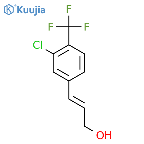 3-3-chloro-4-(trifluoromethyl)phenylprop-2-en-1-ol structure