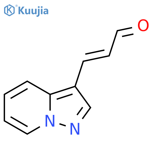 3-{pyrazolo1,5-apyridin-3-yl}prop-2-enal structure